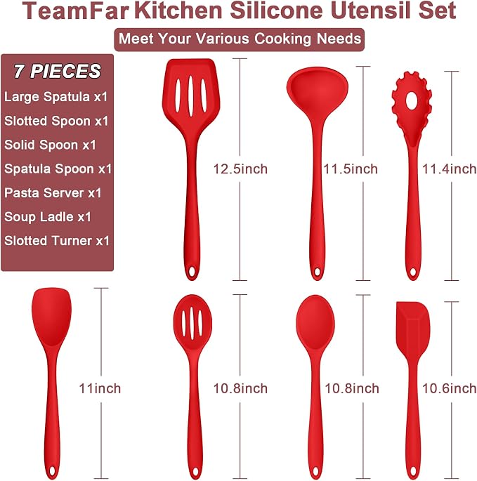 TeamFar Kitchen Utensils, Non-Stick Kitchen Gadgets - Image 2