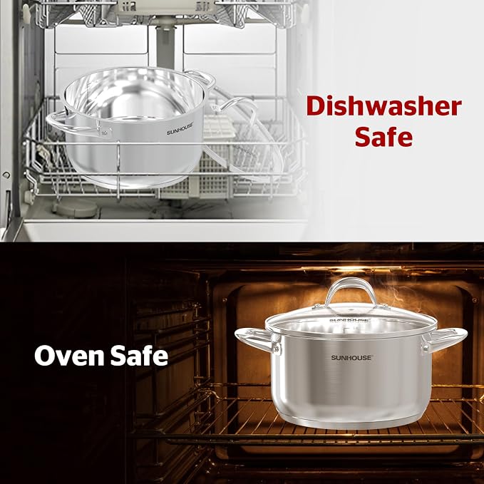 SUNHOUSE Stainless Steel Stock Pot - Image 8