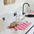 Ohocut Checkered Dish Drying Mat by Ohocut