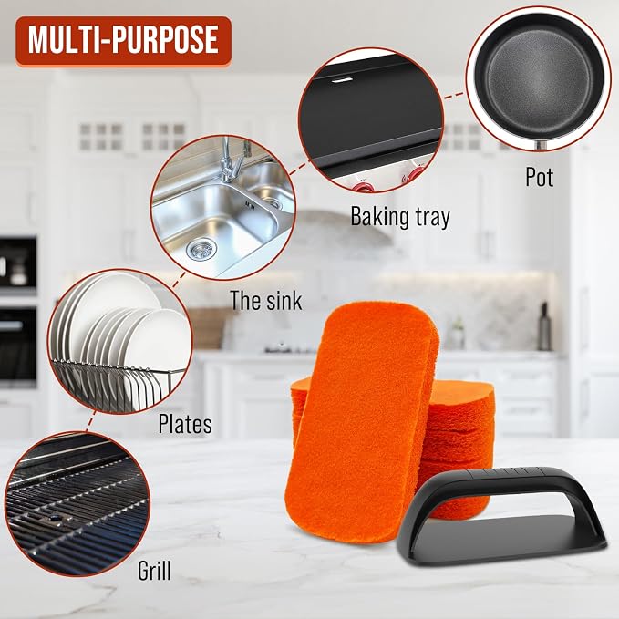 6-Piece Griddle Cleaning Kit for Blackstone, Flat Top Grill Cleaning Kit - Image 8