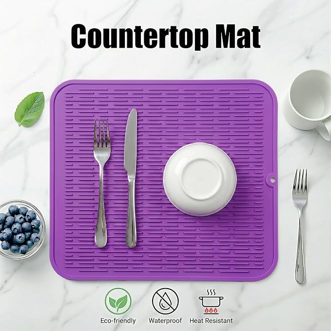 MicoYang Silicone Dish Drying Mat - Image 3