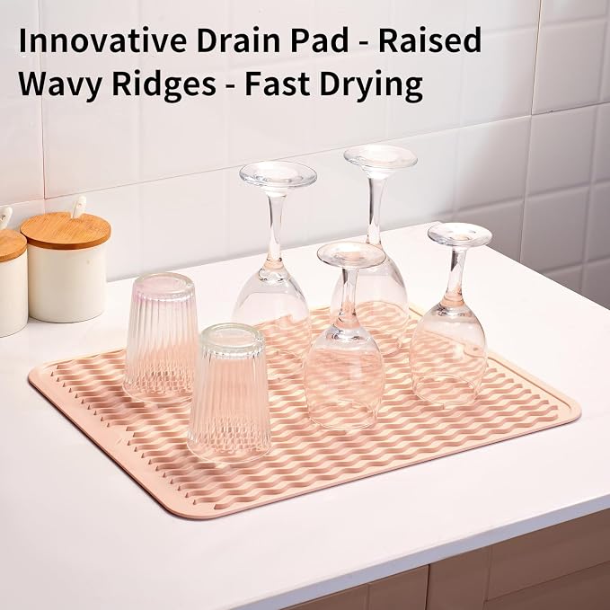 ZLR Silicone Dish Drying Mat & Heat Resistant Trivet - Image 8