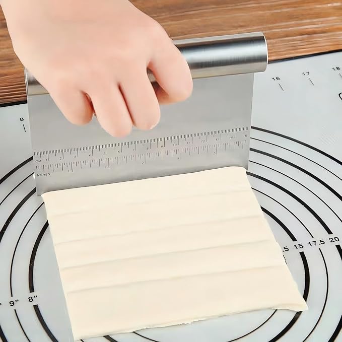 Dough Pastry Scraper Stainless Steel Bench Scraper - Image 4