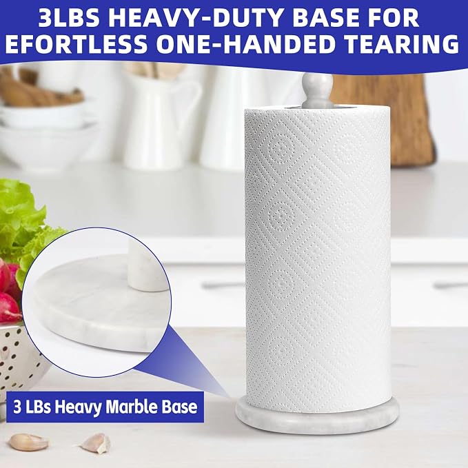 Natural Marble Paper Towel Holder - Image 6