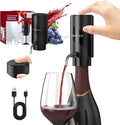 CIRCLE JOY Electric Wine Aerator Pourer, Rechargeable Automatic Wine Decanter by CIRCLEJOY