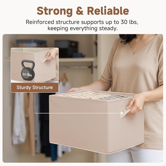 StorageWorks Storage Baskets for Shelves, Closet Organization and Storage Bins - Image 7
