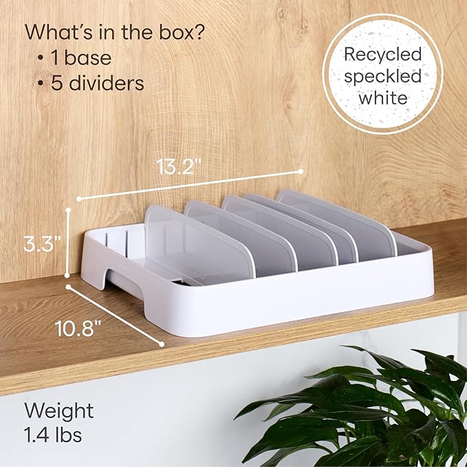 YouCopia StoraLid Adjustable Food Container Lid Organizer - Image 5