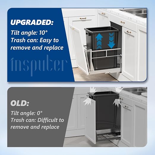 Insputer Pull Out Trash Can Under Cabinet - Image 3