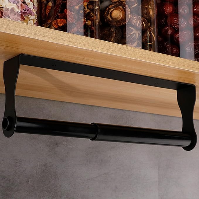 Paper Towel Holder, Self-Adhesive Kitchen Roll Rack, Heavy-Duty Organization by Unknown