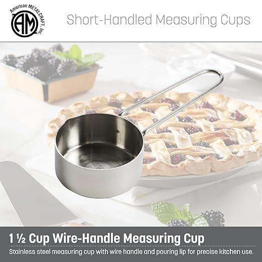 American Metalcraft 1-1/2 Cup Stainless Steel Measuring Cup - Image 2