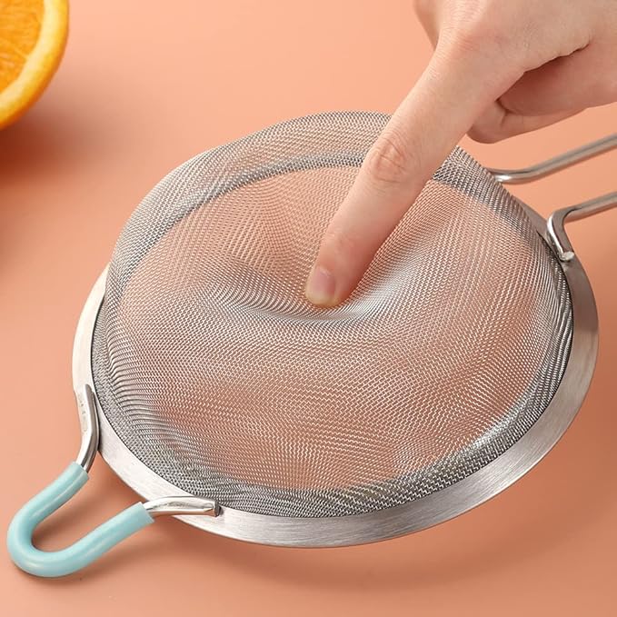304 Stainless Steel 3.15 inch Fine Mesh Strainers - Image 3