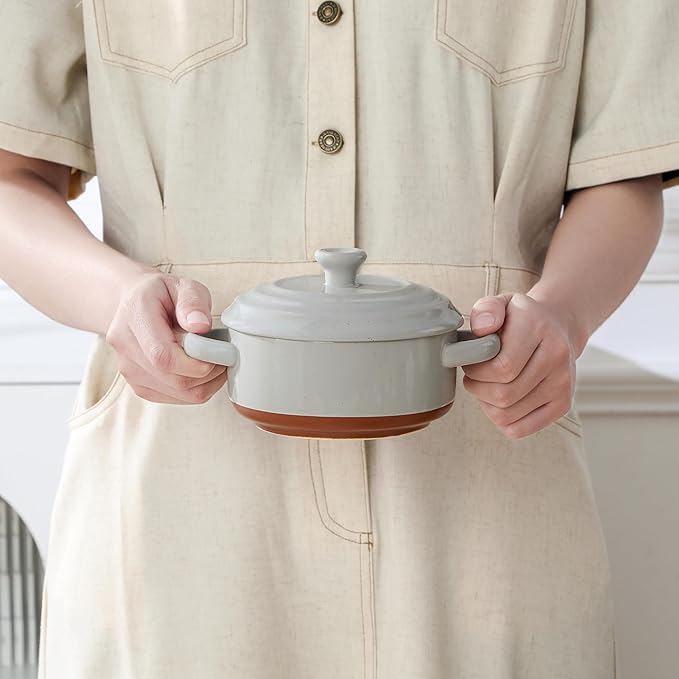 MALACASA Mini Cocotte Set - 12 OZ Ramekins - Image 9