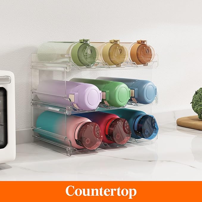 Lifewit 3 Tier Stackable Water Bottle Organizer - Image 7