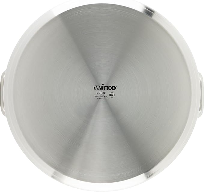 Winware Stainless Steel 32 Quart Stock Pot - Image 4