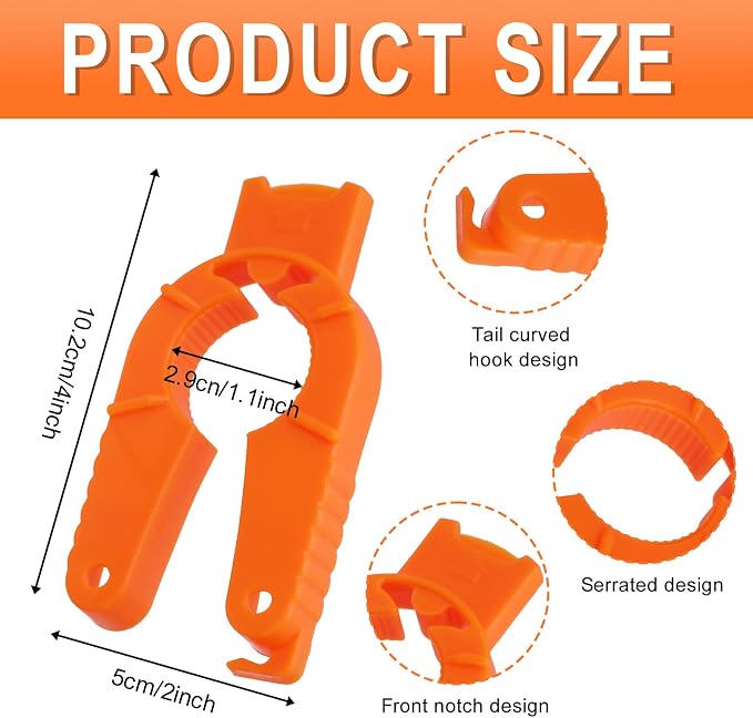 3 Pack Plastic Bottle Cap Opener, 3 in 1 Multi-Purpose Water Bottle Opener - Image 2