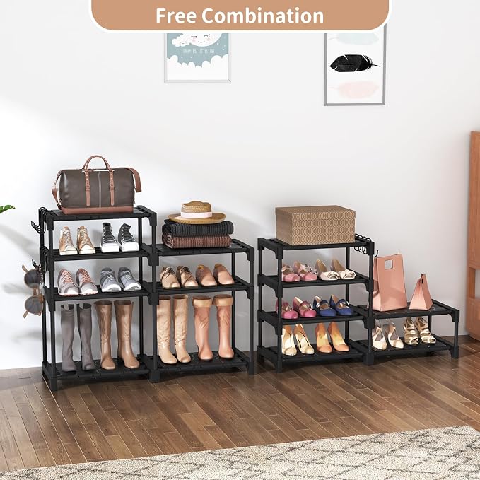 ROJASOP Shoe Rack Organizer, 8-Tier Metal Shoe Rack - Image 6