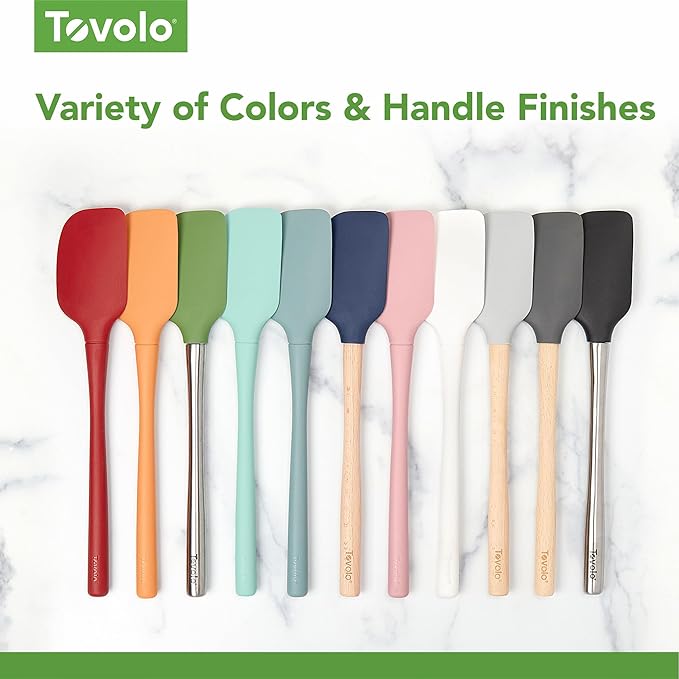 Tovolo Flex Core 5 Piece Silicone Spatula Set Heat Resistant All Silicone - Image 4