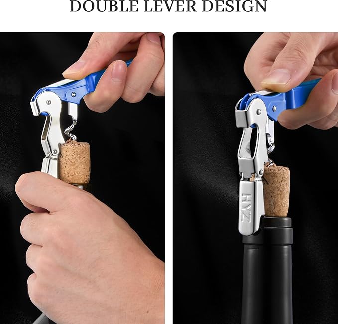 HYZ 2-Pack Wine Opener Waiter Corkscrew, Professional Wine Key - Image 4