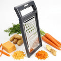 Cheese Grater with Handle, Stainless Steel, Cheese Shredder, Fruit and by HamptonDistribution