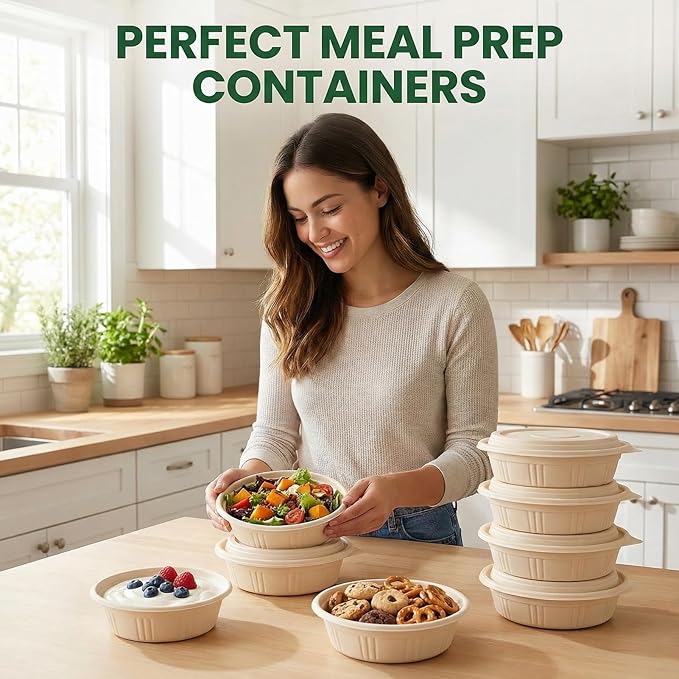 Glotoch Express 16 oz-200 Pack Meal Prep Bowl Containers - Image 2