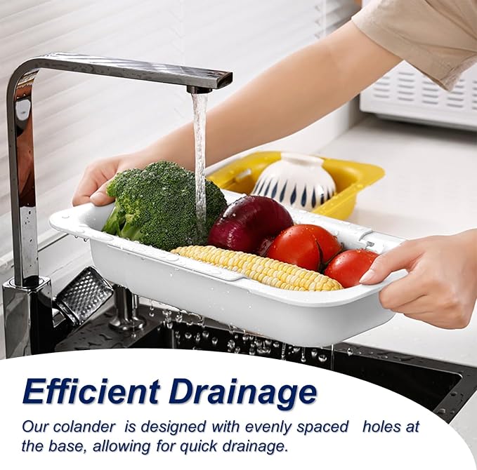 Extendable Sink Colander Strainer Basket - Image 4
