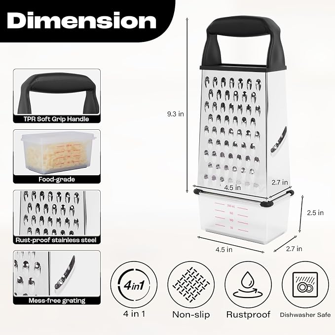Professional Box Cheese Grater - Image 2