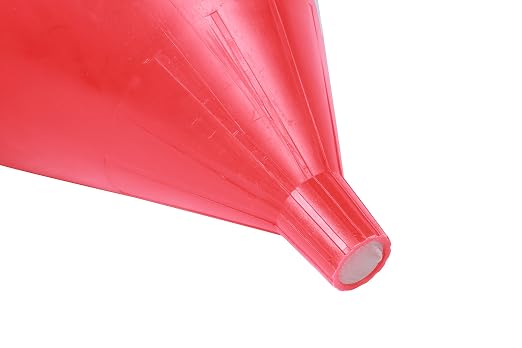 WirthCo 32006 Funnel King Red Polyethylene Funnel - Image 4