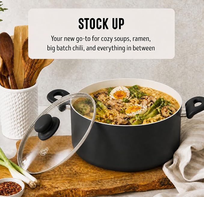 GreenLife 5 Quart Nonstick Stock Pot - Image 4