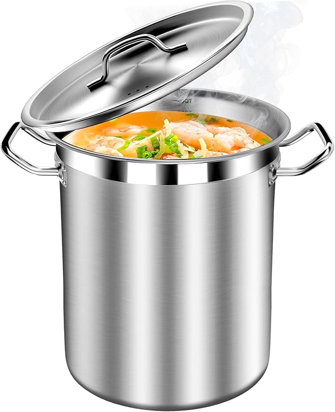 STOCKPOT Large Soup Pot with Lid by STOCKPOT