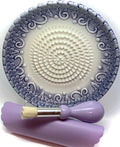 BonCera, All-in-one Premium Ceramic Garlic Grater Plate 4-Piece Set by BonCera