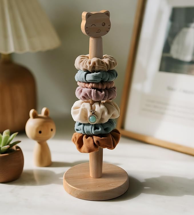 KitchLife Cute Wooden Paper Towel Holder Countertop - Image 8