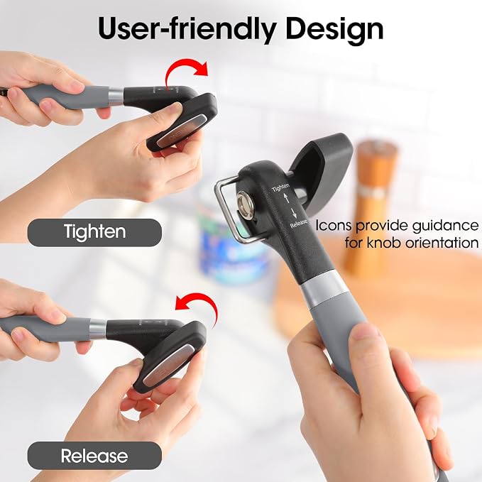 Beneno Can Opener, Manual Side Safe Cut Can Opener Smooth Edge - Image 6