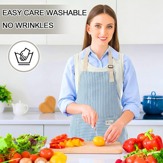 Janmercy 24 Pcs Aprons for Women Men - Image 3