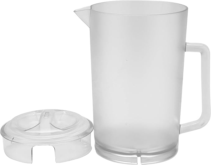 G.E.T. P-3064-1-CL-EC Heavy-Duty Shatterproof Plastic 2 Quart Pitcher - Image 5