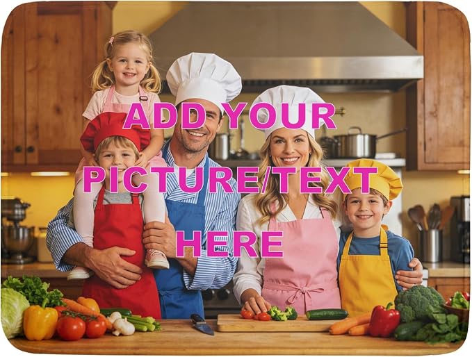 Custom Personalized Dish Drying Mat by Giwawa