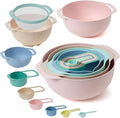 Plastic Mixing Bowls Set 8/10 PCS by FoniFox