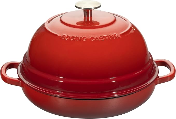 EDGING CASTING Enameled Cast Iron Dutch Oven Pot by EDGINGCOOKWARE