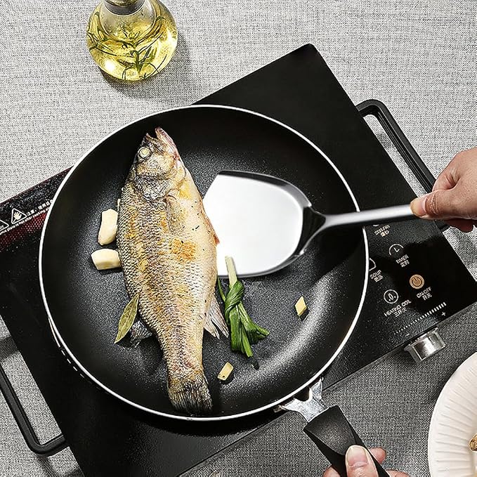 5 PCS Cooking Utensils Set Stainless Steel Kitchen Utensils Gadgets Resistant - Image 3