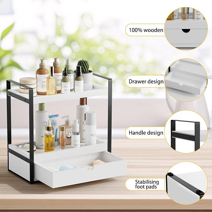 Boulphia 2-Tier Bathroom Organizer - Image 4