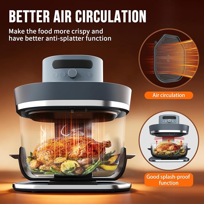 2 Pcs Air Fryer Splatter Screen - Image 7