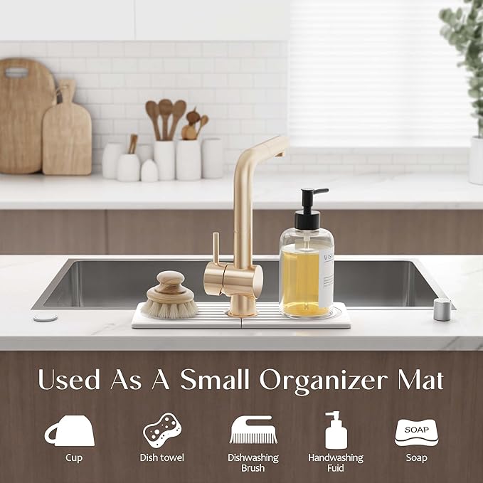 eormoe Diatomite Kitchen Faucet Mat - Image 5