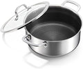 4.6 Qt Stainless Steel Stock Pot by VIVIDCOOKWARE