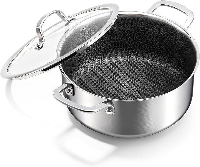 4.6 Qt Stainless Steel Stock Pot by VIVIDCOOKWARE
