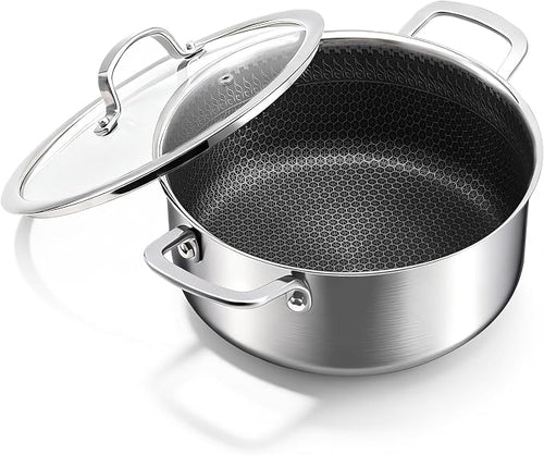 4.6 Qt Stainless Steel Stock Pot by VIVIDCOOKWARE