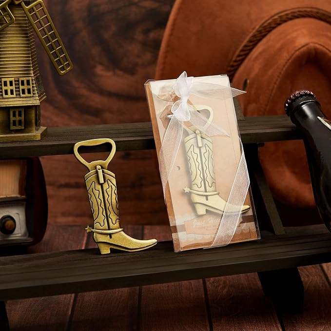 Hortsun 36 Sets Cowboy Boot Bottle Openers Baby Shower Bottle Opener Favors - Image 5
