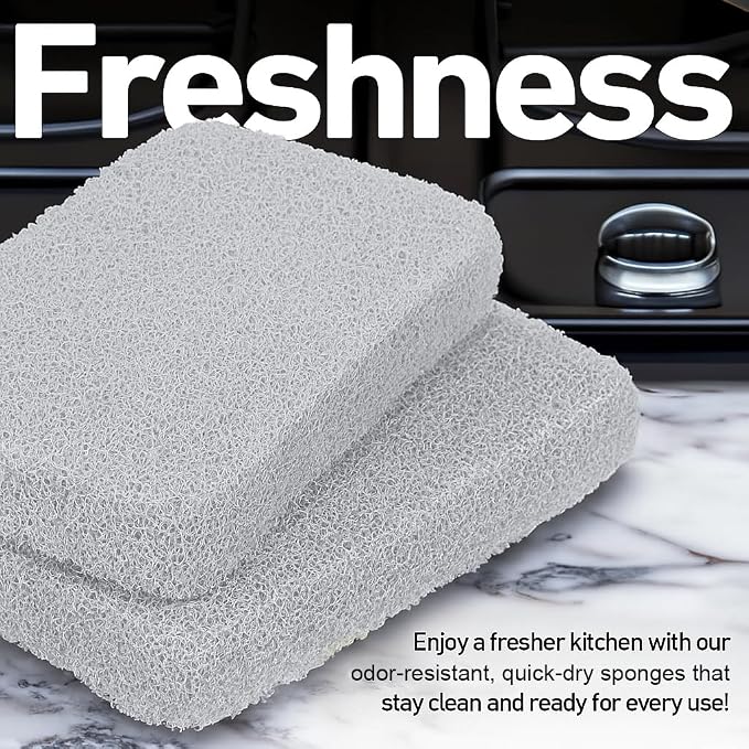 Casanero 12 Pack Silicone Dish Sponges, Heavy Duty Non Scratch Sponges - Image 5