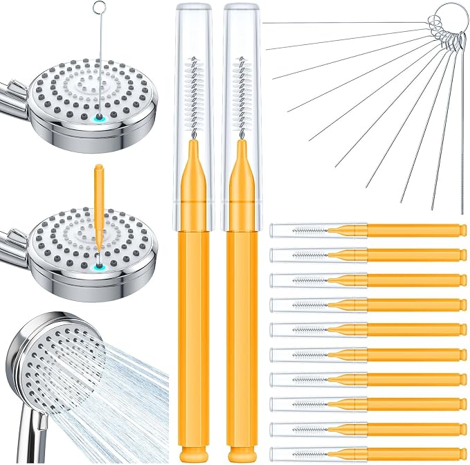 Lumkew Multiplesize Shower Head Cleaner Tool, Shower Head Cleaning Brushes by Lumkew