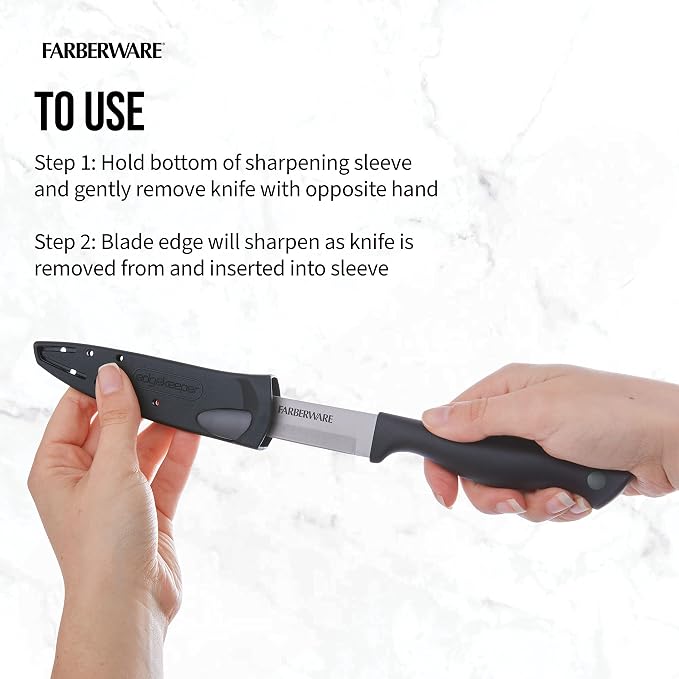 Farberware Edgekeeper 4.5-Inch Fine Edge Utility Knife - Image 5