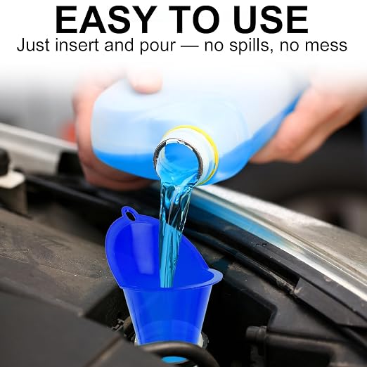 3-Pack Long-Neck Oil Funnels, Gas & Transmission Fluid - Image 6
