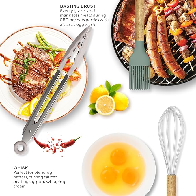 Silicone Cooking Utensils Set - Image 4